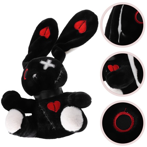 Lapin gothique peluche - lapin,