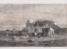 DE TOURNEMINE Charles Émile Vacher (1812-1872) Estampe-Gravure Orientaliste XIX