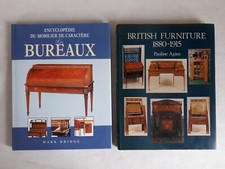 2 livres "Bureaux" M Bridge 1999+ "Mobilier Anglais 1880-1915 " par P Agius 1978