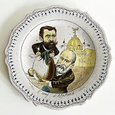 Rare ! Assiette Satirique