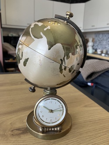 Globe terrestre laiton - , horloge