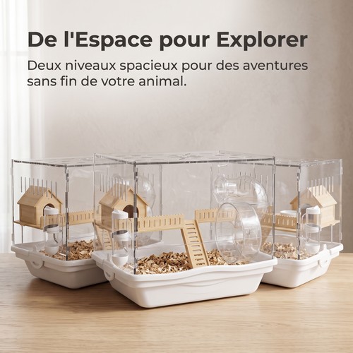 Cage hamster russe - hamster, et