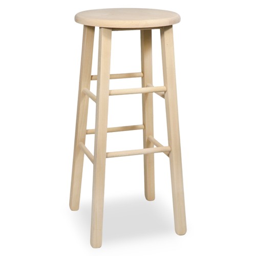 Tabouret bar rond bois - tabouret,