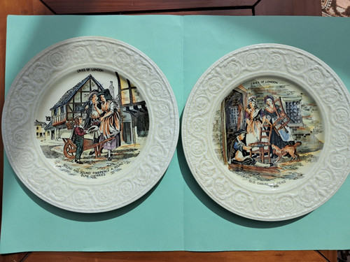 Assiettes céramique cries - assiettes,
