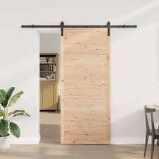 Porte coulissante Marron Bois