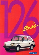 Catalogue Brochure Fiat 126 Bis 07/1990 France
