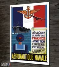 Plaque métal 30x20cm repro