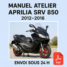 Manuel Atelier Aprilia SRV 850 2012-2016 Revue Technique Moto RMT CD PDF