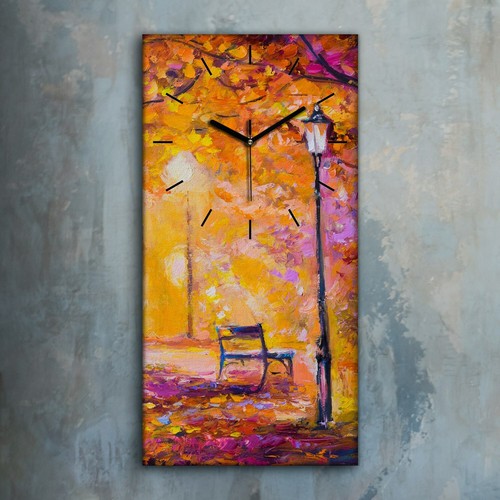 Horloge décorative sur toile