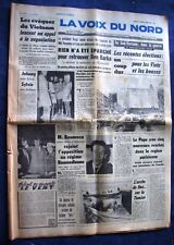 LA VOIX DU NORD 1966 / J HALLYDAY S VARTAN / BEN BARKA...