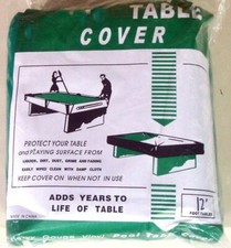 Housse De Table De Snooker Imperméable Verte 7x4 Taille Complète