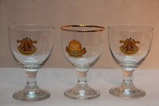 3  Verres a BIERE Ballon GRIMBERGEN 