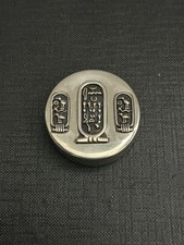 Ancienne boite à pilule en argent massif, poinçonné