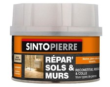 Mastic réparation parement pierre carrelage marbre travertin pot 170ml SINTOPIER