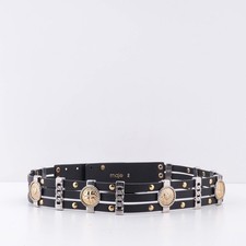 Maje Ceinture Femme Cuir Noir