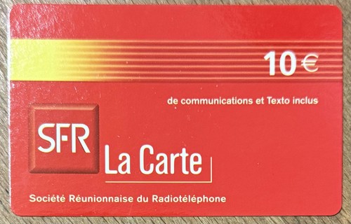 Réunion sfr carte - la,