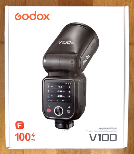 Godox v100 flash pour fuji - pour,