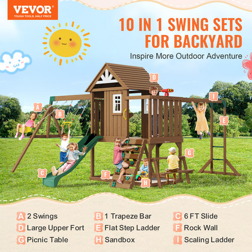 Vevor ensemble portique - ensemble,
