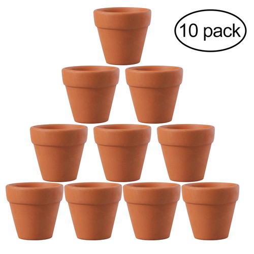 Petits pots fleurs terre - petits,