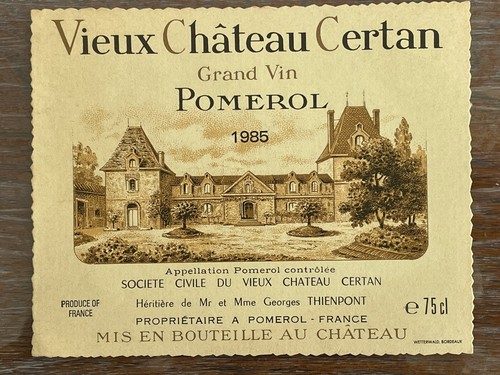 étiquette vieux château - vieux,