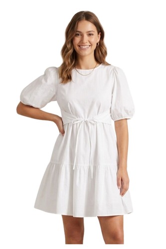 Mini robe blanche pour - mini-robe,