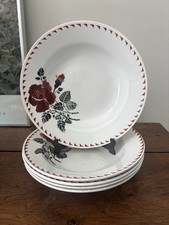Vintage Lot De 5 Assiettes
