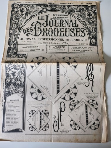 Journal des brodeuses 1952 - journal,
