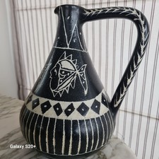 Pichet broc piriforme grès