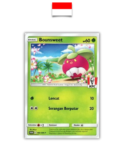 Pokémon card bounsweet - card, –
