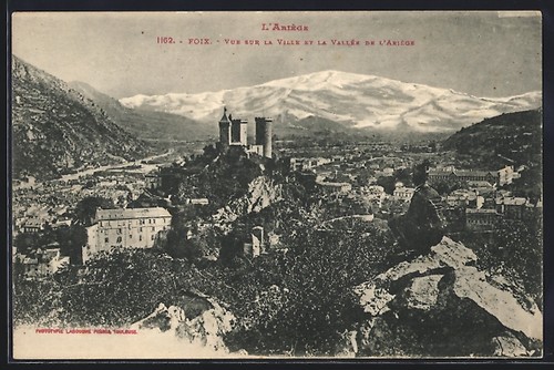 Cpa foix vue sur - foix,,