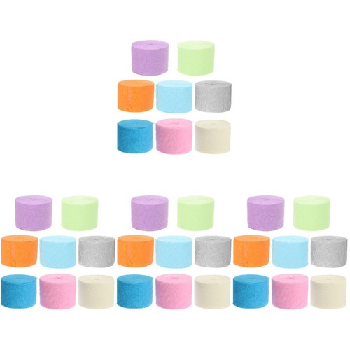 Colored reusable crepe paper - colored,