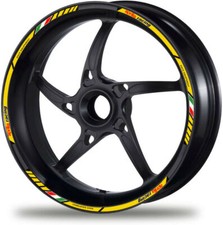Aprilia racing set stickers jante rsv 4 tuono rs250 décalcomanies roue moto J...