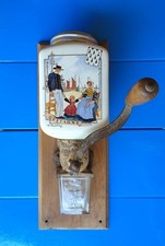  MOULIN À CAFÉ MURAL VINTAGE TRÉMIE SARREGUEMINES DIGOIN VITRY LA BRETAGNE 