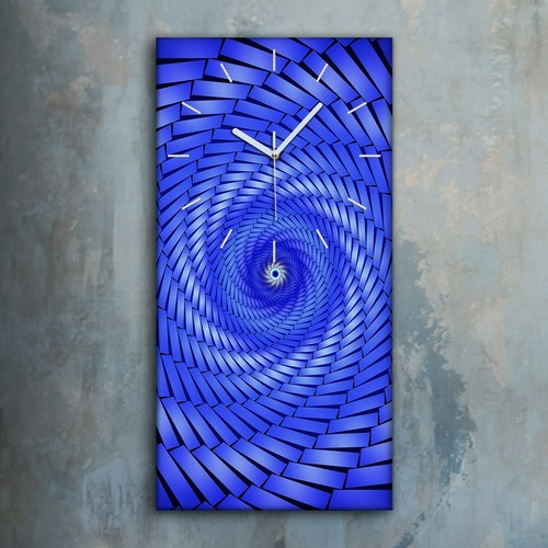 Horloge murale sur toile 30x60