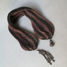 BOURSE PORTE LOUIS D'OR PERLES DE METAL XIXè NAPOLEON III ANTIQUE PURSE 19thC