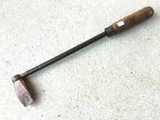 (n°4) OLD TOOL / outil ancien, fer à souder tête en cuivre 