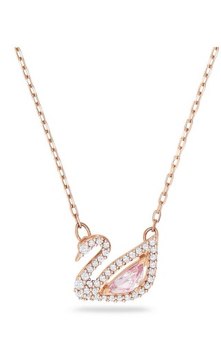 Collier swarovski cygne rose - swarovski,