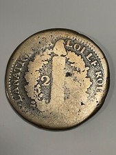 Monnaie Royale 2 Sols Louis XVI François 1793 N (10-7)