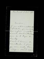 Jules CHANOINE - lettre