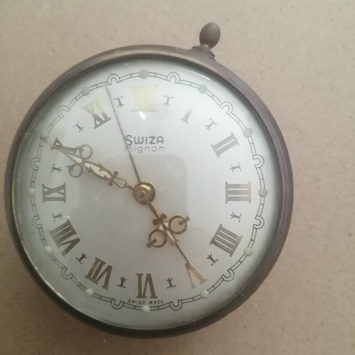 Ancien réveil swiza mignon - réveil,