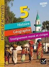 Histoire géographie, éducation civique 5e : fiches ... | Livre | état acceptable