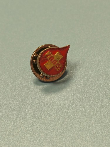 Vintage pin goutte sang - vintage, pin's