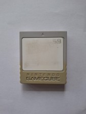 official memory card Nintendo gamecube 59 blocs
