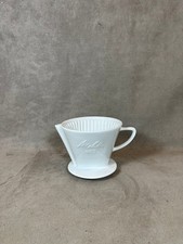 Filtre a café Melitta en céramique blanc modèle 402 vintage Made in France