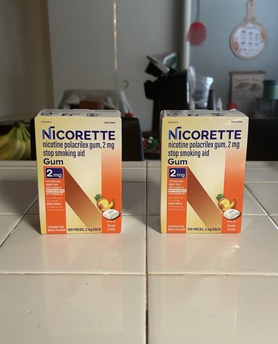 Nicorette gum 2mg fruit chill - gum,