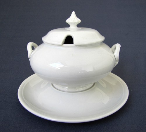 Sarreguemines china blanc 1900 - blanc,