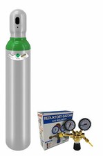 BOUTEILLE DE GAZ ARGON 4.8 1,5m3 8 litres + Détendeur Régulateur De Pression