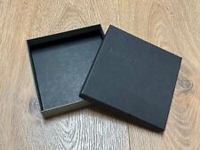 Niessing - Boîte Carton - Empty Carton Paper Box - Noir Gris - 11 x 11 X 2,5 CM