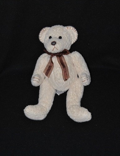Peluche doudou ours - , crème