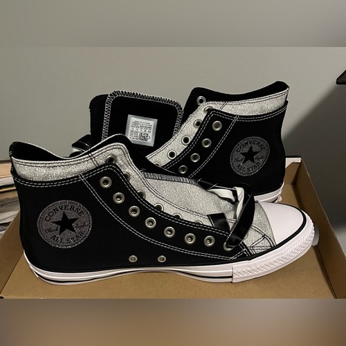 Converse black silver double - converse,